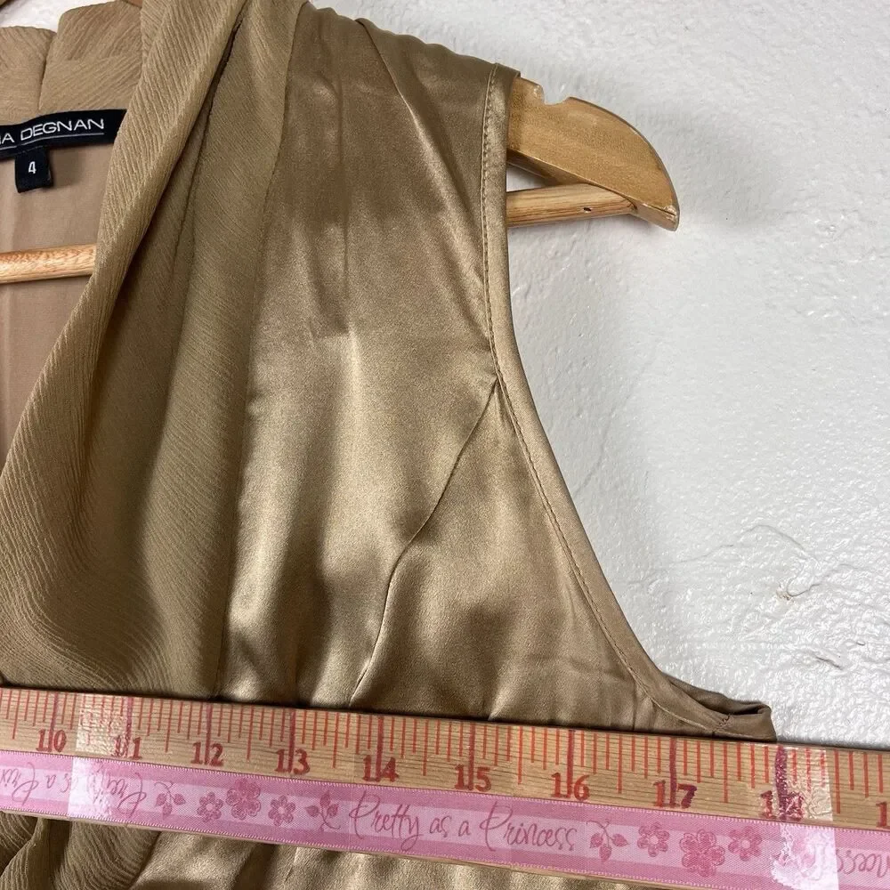 DONNA DEGNAN 100% SILK BLOUSE – WOMEN’S SIZE 4 - Picture 7 of 12